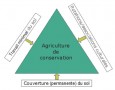 Les principes de l'agriculture de conservation (source: FAO)
